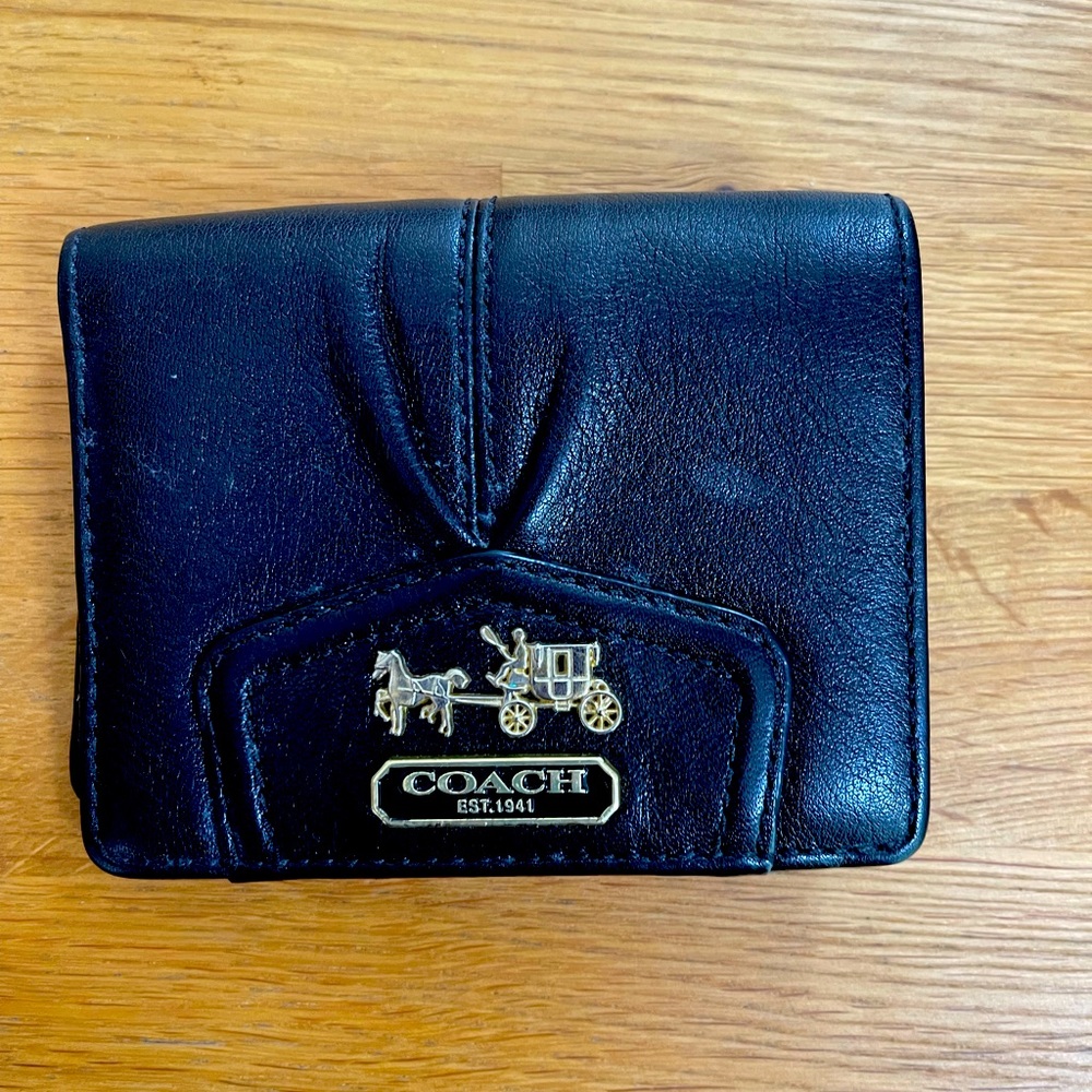 Coach Black Wallet